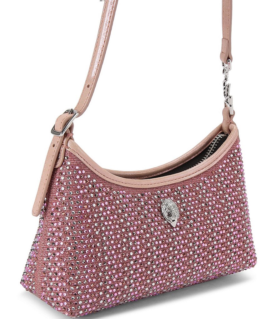 Kurt Geiger London Kurt Rhinestone Sling Shoulder Bag - Pink - view 2