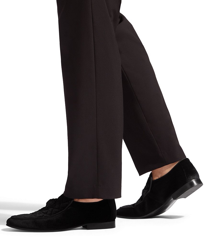 Kurt Geiger London Men's Hugh Quilted Velvet Drenched Logo Ornament Slip On Loafers - Charcoal - view 7