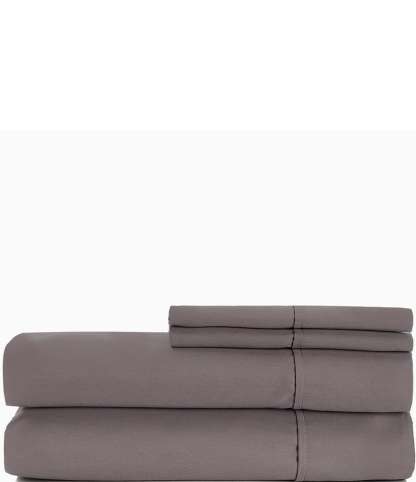 Noble Excellence 400-Thread Count Performance Sheet Set - Volcanic Glass - view 7