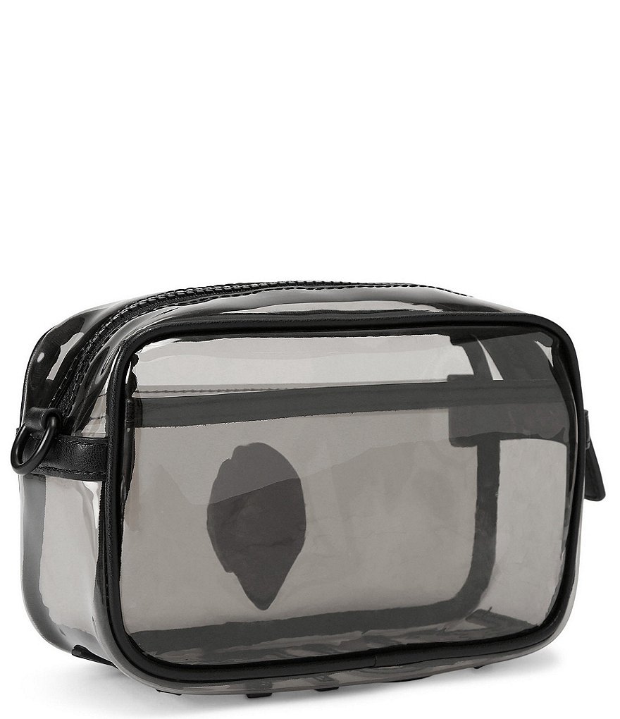 Kurt Geiger London Vinyl Kensington Small Clear Camera Crossbody Bag - Black - view 2