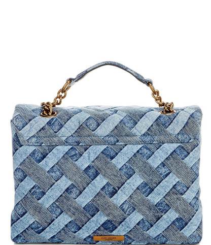 Kurt Geiger London Large Kensington Denim Top Handle Shoulder Bag - Denim - view 2