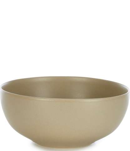 Noble Excellence Aria Glazed Serve Bowl - Taupe - view 3