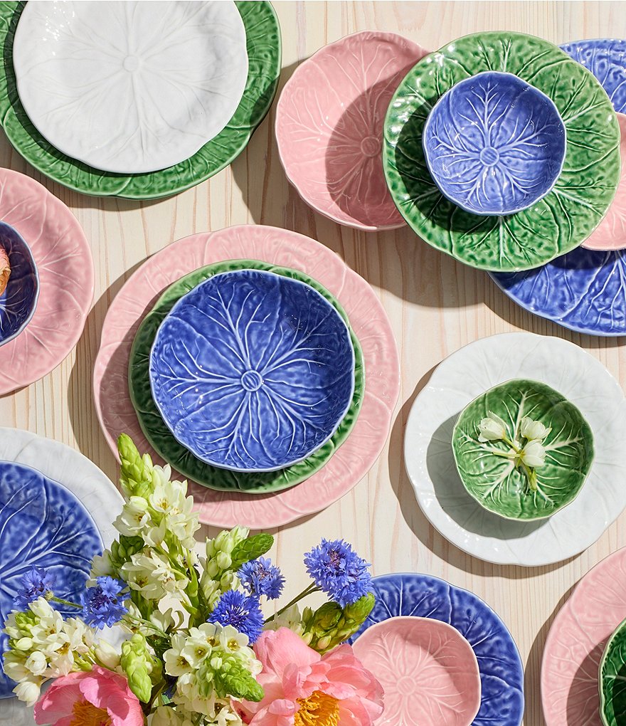 Southern Living Cabbage Mini Bowls, Set of 2 - Blue - view 4
