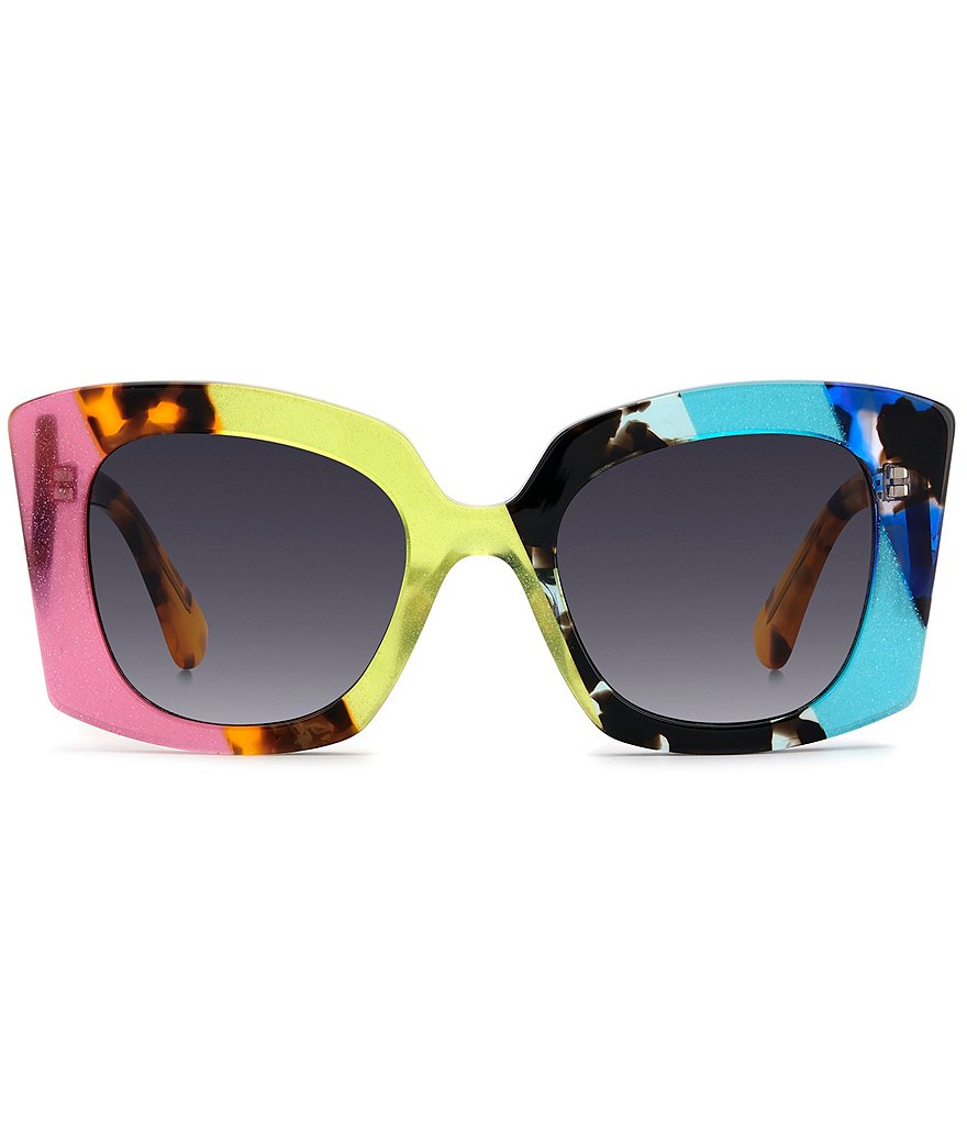 Kurt Geiger London Women's KGL1063 52mm Retro Square Sunglasses - Pink Multi - view 2