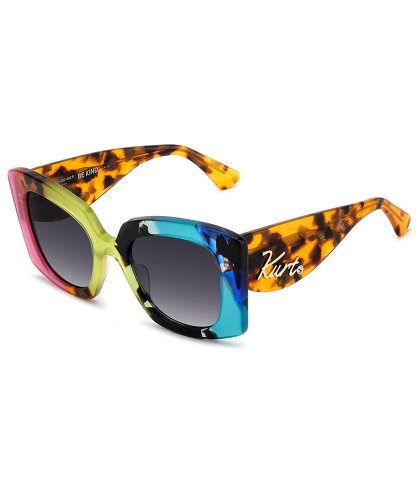Kurt Geiger London Women's KGL1063 52mm Retro Square Sunglasses - Pink Multi - view 1