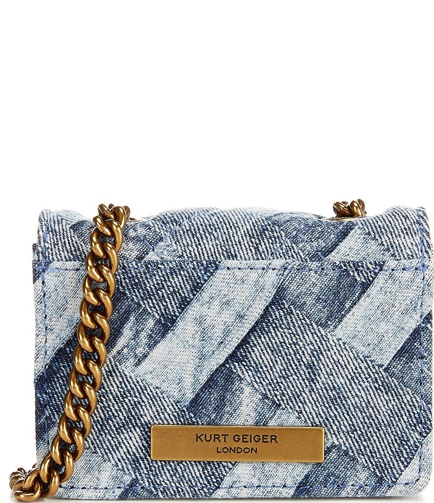 Kurt Geiger London Micro Denim Crossbody Bag - Denim - view 2
