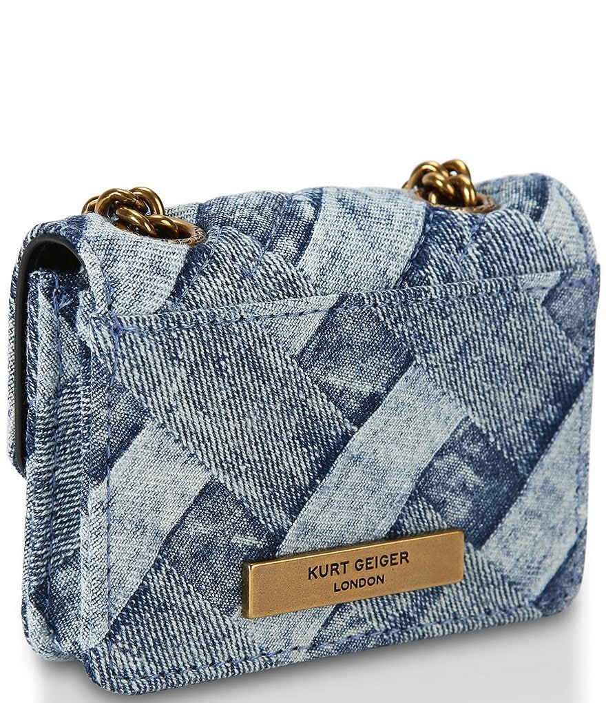 Kurt Geiger London Micro Denim Crossbody Bag - Denim - view 4
