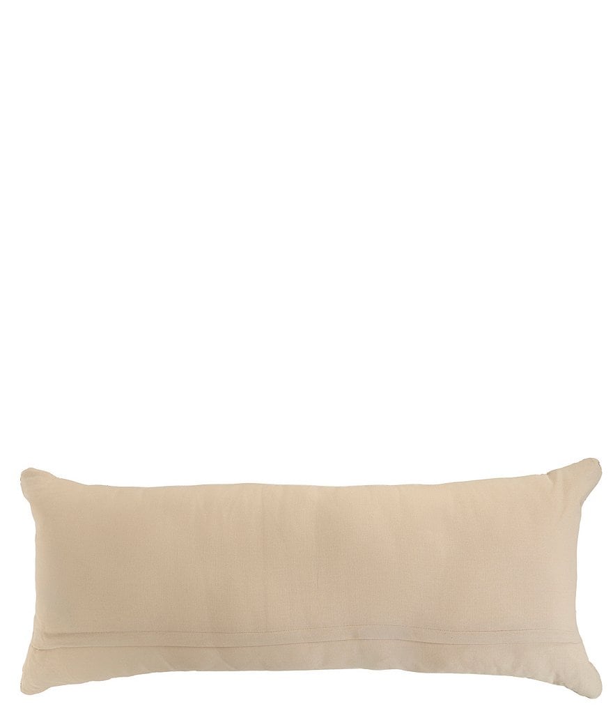 Southern Living Simplicity Collection Yarn Dyed Jacquard Wave Breakfast Pillow - Natural - view 2