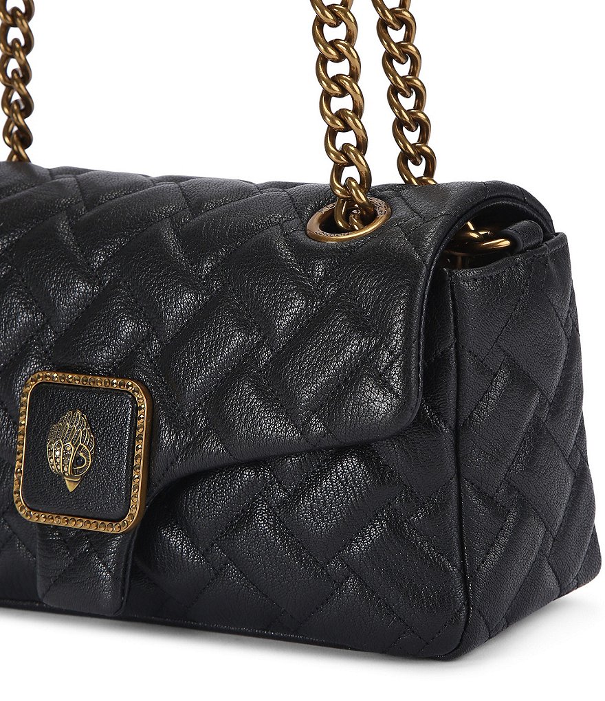 Kurt Geiger London Pimlico Quilted Shoulder Crossbody Bag - Black - view 9