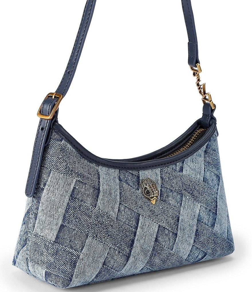 Kurt Geiger London Kurt Woven Denim Sling Shoulder Bag - Denim - view 3