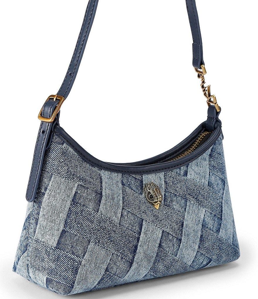 Kurt Geiger London Kurt Woven Denim Sling Shoulder Bag - Denim - view 3