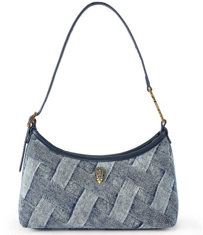 Kurt Geiger London Kurt Woven Denim Sling Shoulder Bag - Denim - view 1