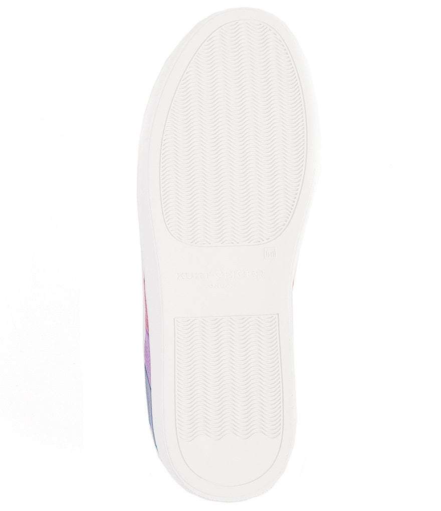 Kurt Geiger London Lane Metallic Rainbow Stripe Lace Up Sneakers - Multi - view 6