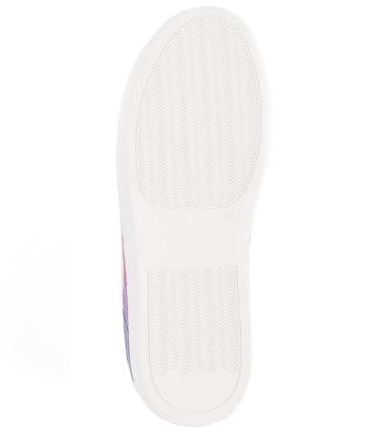 Kurt Geiger London Lane Metallic Rainbow Stripe Lace Up Sneakers - Multi - view 6