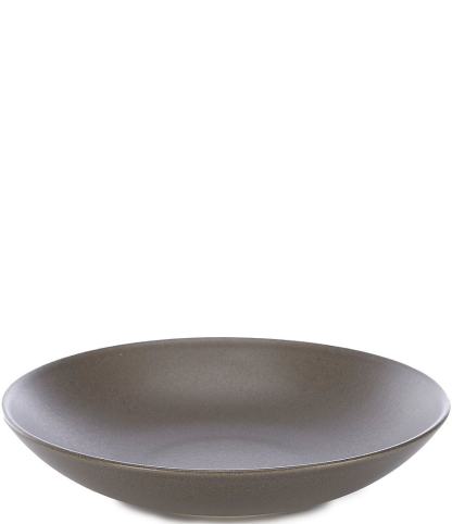 Noble Excellence Aria Glazed Coupe Soup Bowl - Slate - view 1