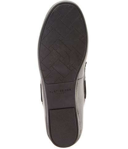 Kurt Geiger London Quilted Leather Bow Detail Drenched Logo Ornament Boat Shoes - Black - view 6