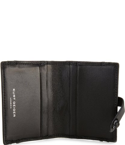 Kurt Geiger London Drench Multi Card Holder Wallet - Black/Black - view 3