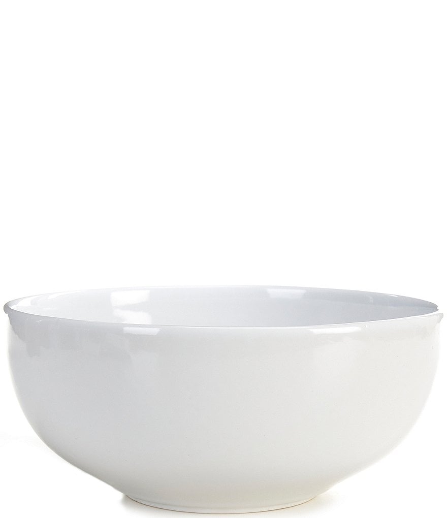 Noble Excellence Aria Glazed Serve Bowl - White - view 4