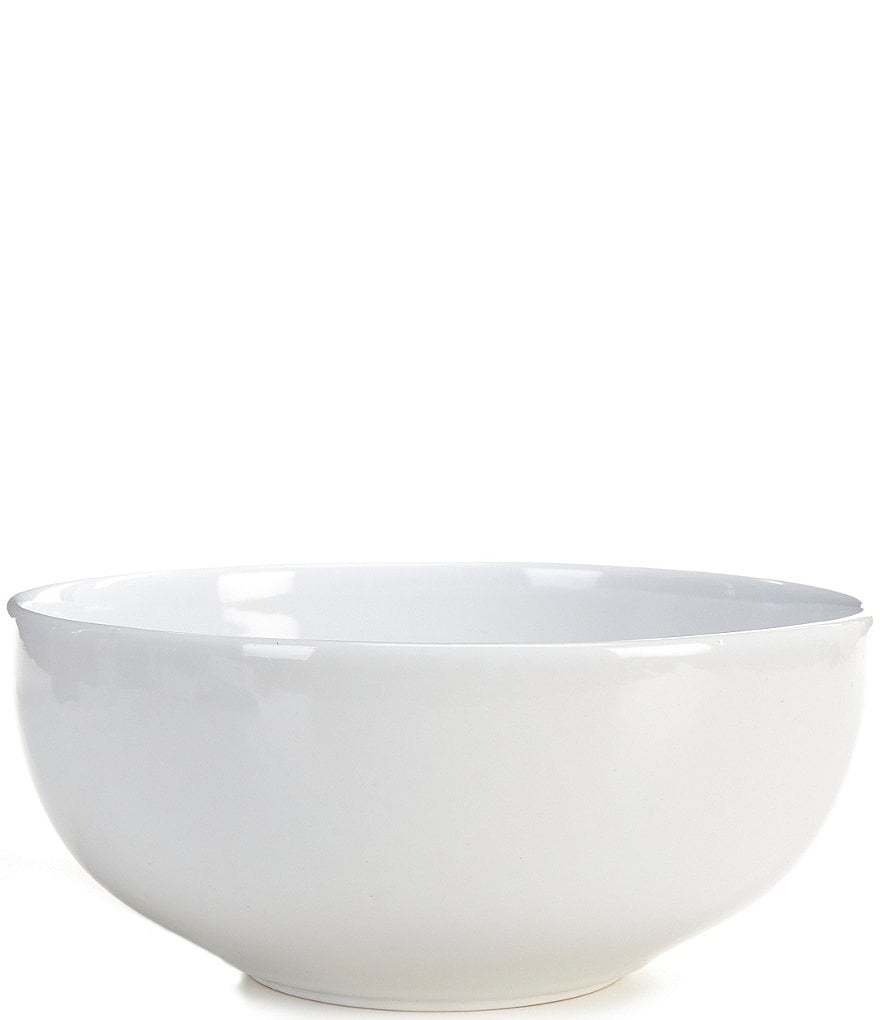 Noble Excellence Aria Glazed Serve Bowl - White - view 4