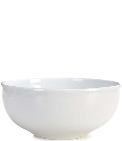 Noble Excellence Aria Glazed Serve Bowl - White - view 4