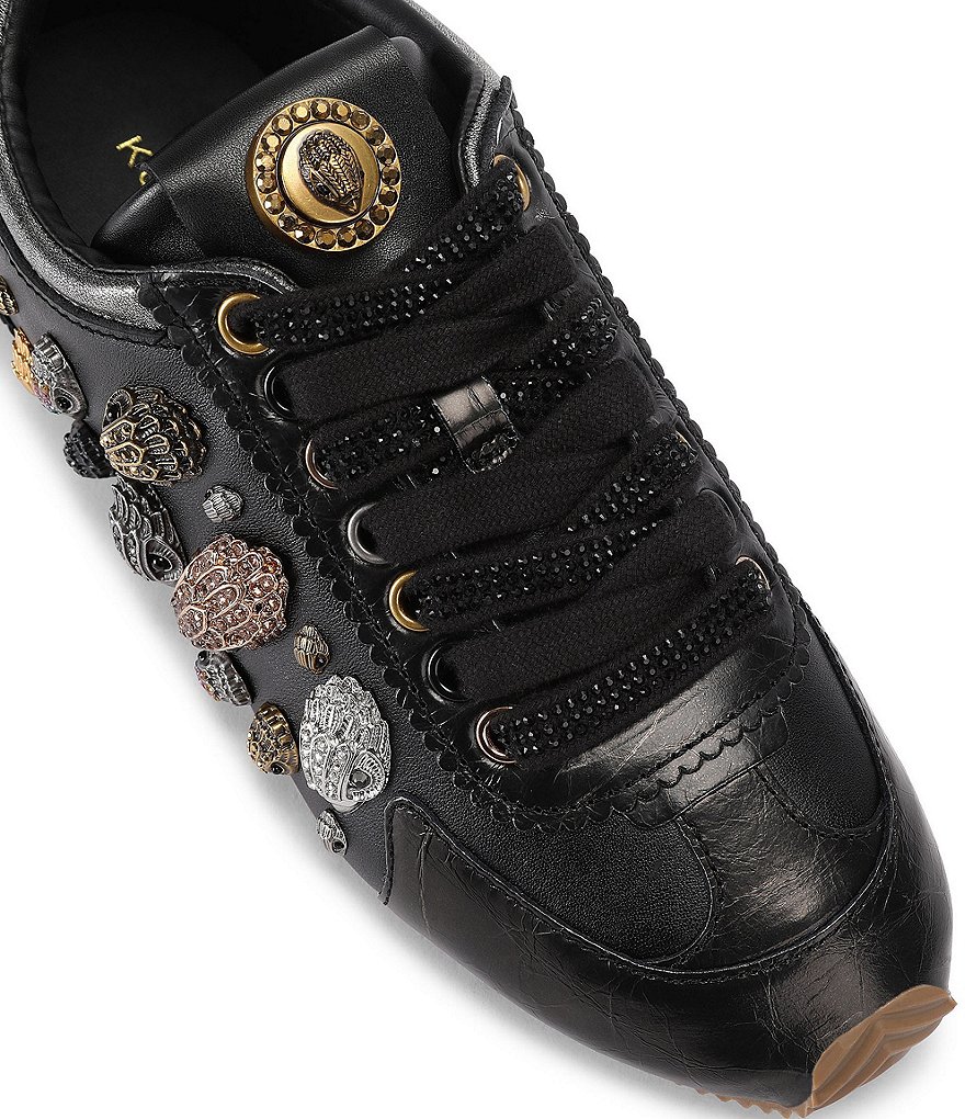 Kurt Geiger London Eagles Islington Signature Logo Embellished Sneakers - Black - view 4