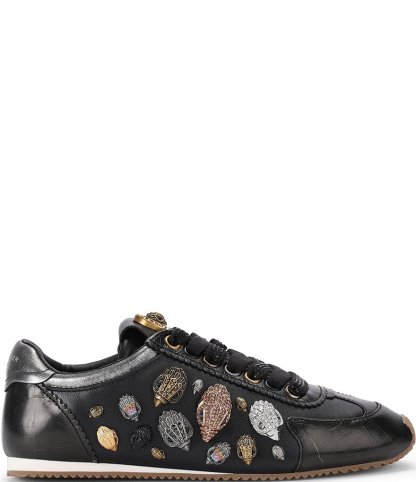 Kurt Geiger London Eagles Islington Signature Logo Embellished Sneakers - Black - view 1