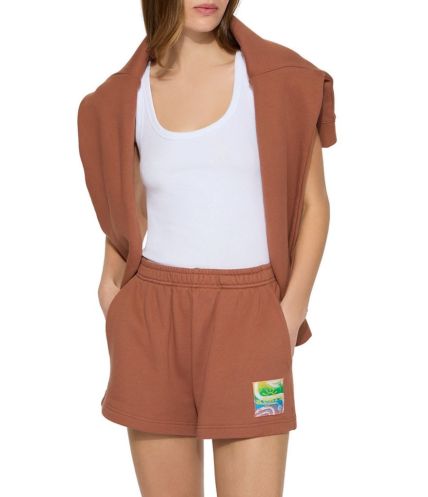 Kurt Geiger London Kurt's Cabana Coordinating Shorty Shorts - Rust - view 3
