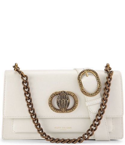 Kurt Geiger London Chelsea Belt Strap Crossbody Bag - Bone - view 1