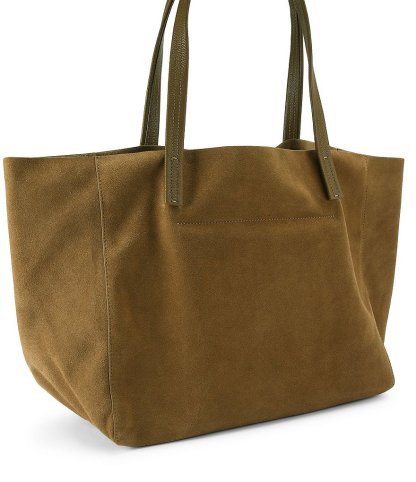 Kurt Geiger London Violet Shopper Suede Slouchy Tote Bag - Tan - view 2