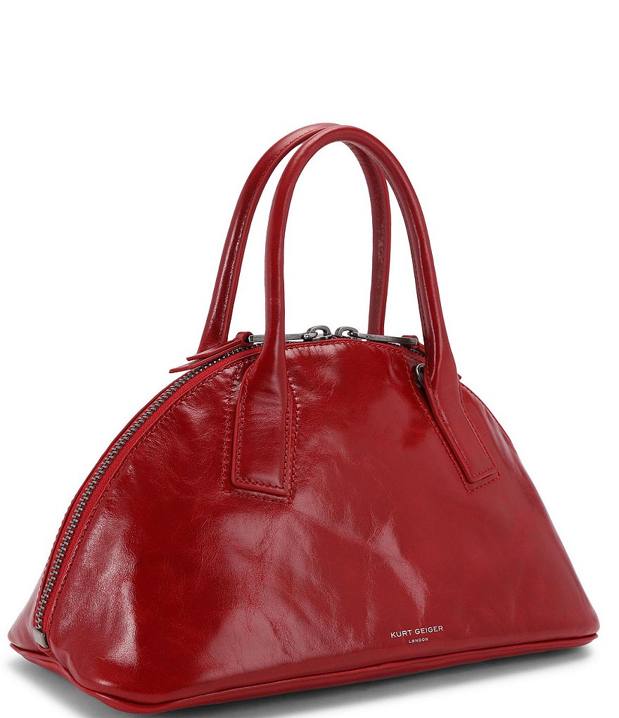 Kurt Geiger London Sloane Bowling Shoulder Bag - Red - view 2