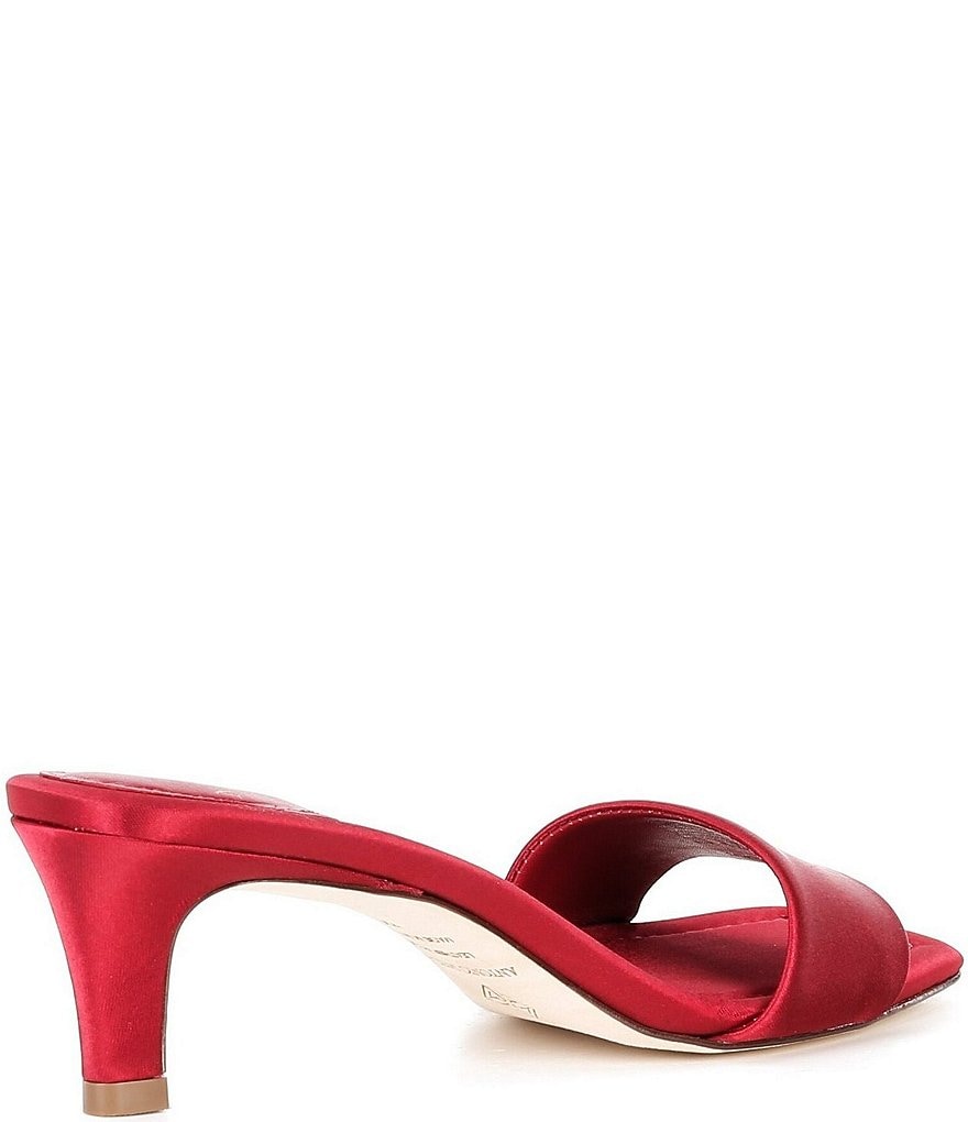 Antonio Melani Vita Satin Dress Slide Sandals - Garnet Red - view 2