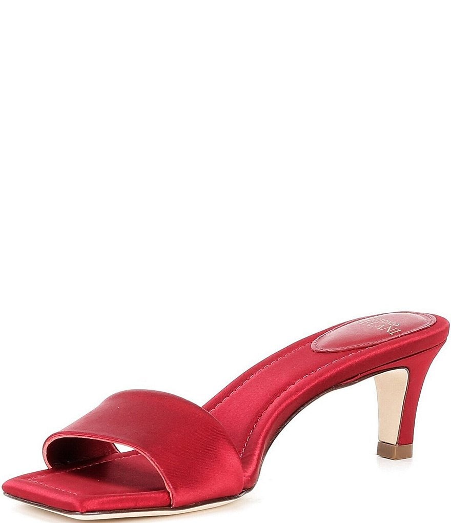 Antonio Melani Vita Satin Dress Slide Sandals - Garnet Red - view 4