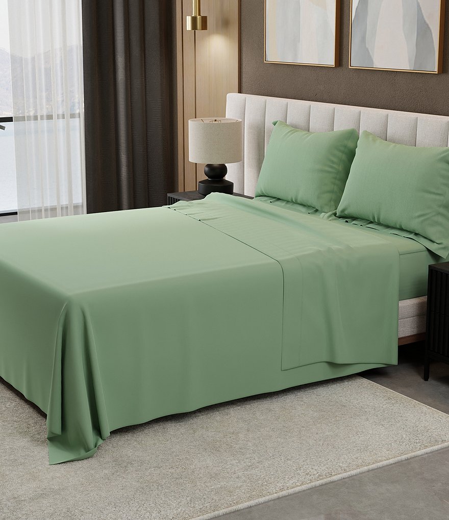 Noble Excellence 500 Thread-Count Egyptian Cotton Sheet Set - Basil - view 4