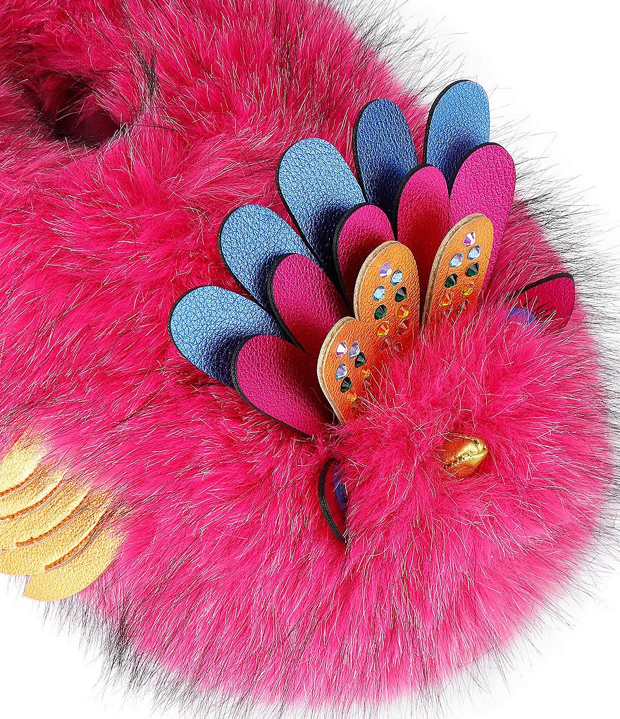 Kurt Geiger London Eagle Fluff Slippers - Pink - view 3