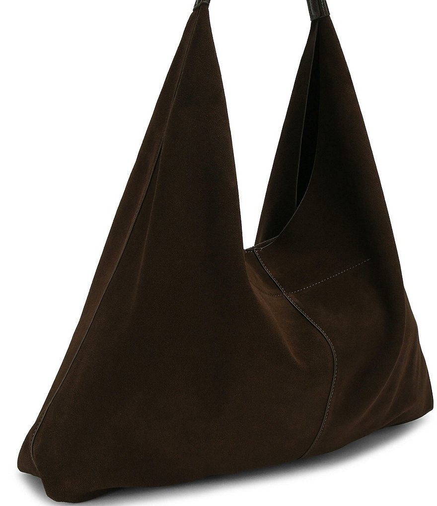 Kurt Geiger London Chelsea Large Slouch Hobo Shoulder Bag - Dark Brown - view 2