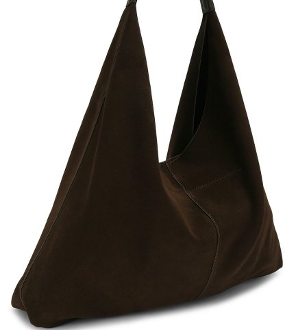 Kurt Geiger London Chelsea Large Slouch Hobo Shoulder Bag - Dark Brown - view 2