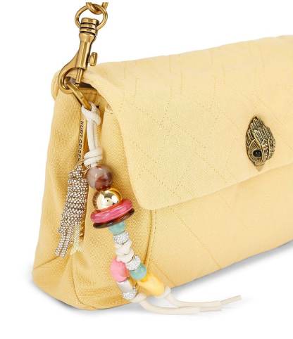 Kurt Geiger London Celia Canvas Shoulder Bag - Yellow - view 17