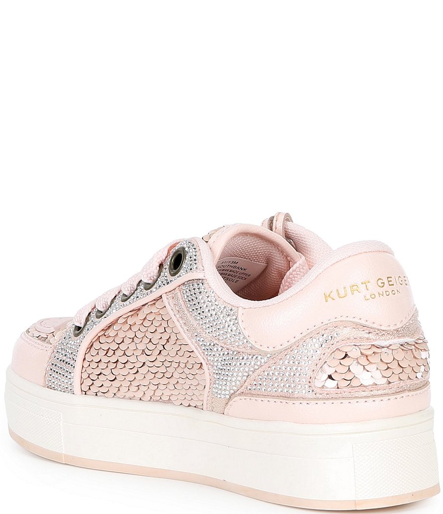 Kurt Geiger London Girls' Southbank Sneakers (Youth) - Blush - view 3