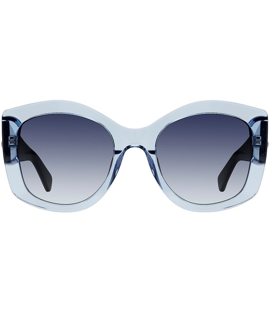 Kurt Geiger London Women's KGL1008 53mm Butterfly Sunglasses - Crystal Denim - view 2