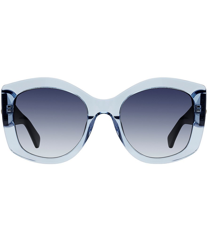 Kurt Geiger London Women's KGL1008 53mm Butterfly Sunglasses - Crystal Denim - view 2