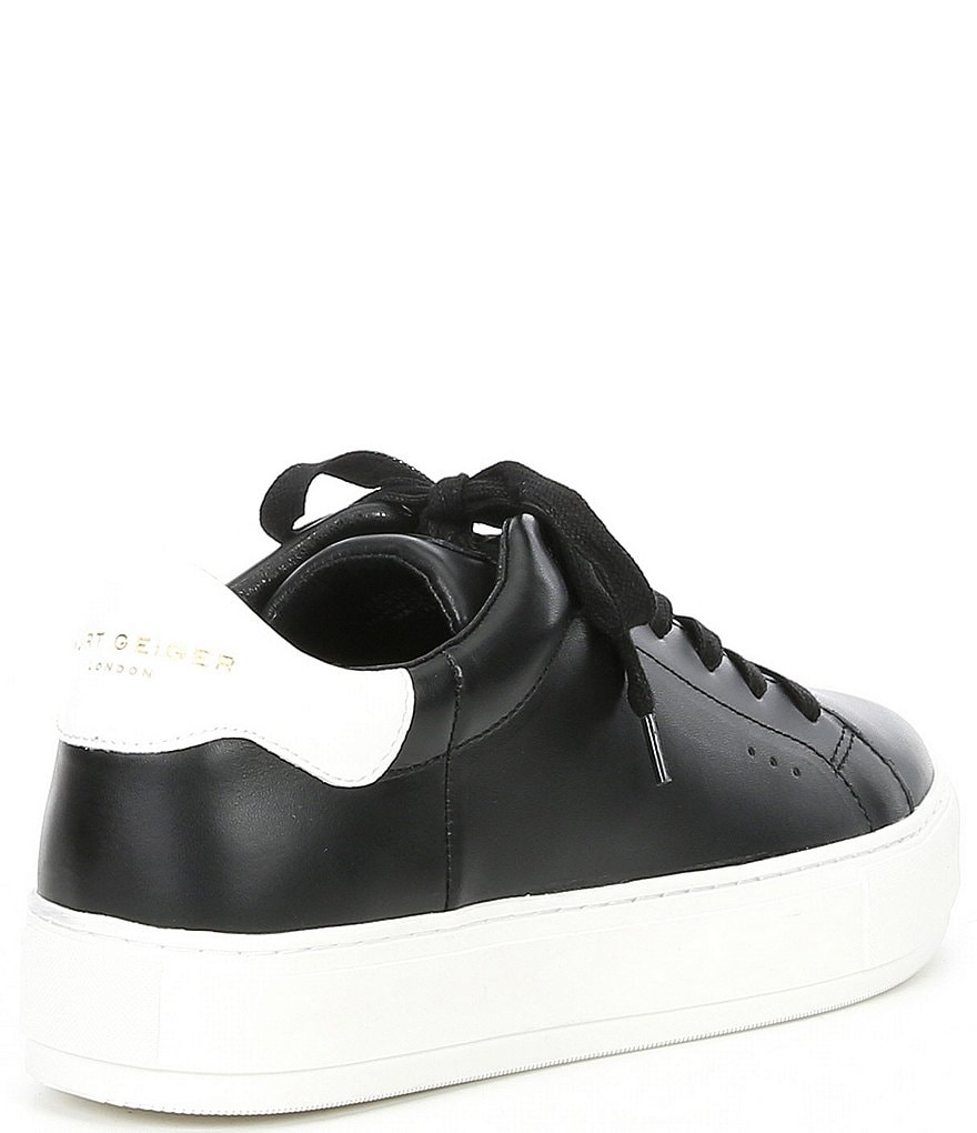 Kurt Geiger London Men's Laney Leather Lace Up Sneakers - Black - view 2