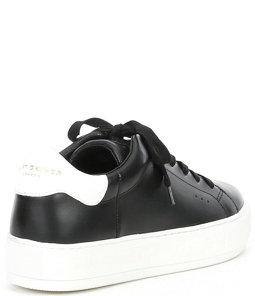 Kurt Geiger London Men's Laney Leather Lace Up Sneakers - Black - view 2