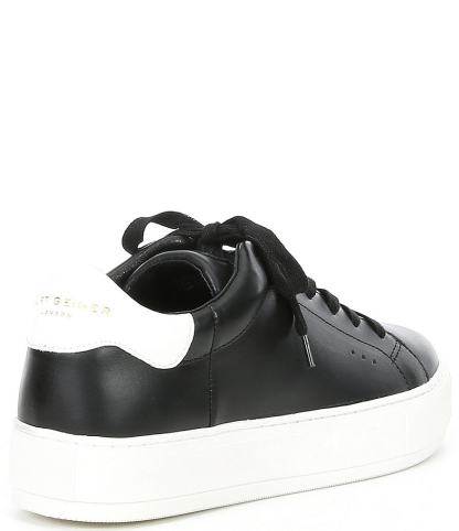 Kurt Geiger London Men's Laney Leather Lace Up Sneakers - Black - view 2