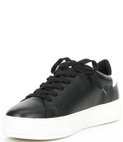 Kurt Geiger London Men's Laney Leather Lace Up Sneakers - Black - view 4