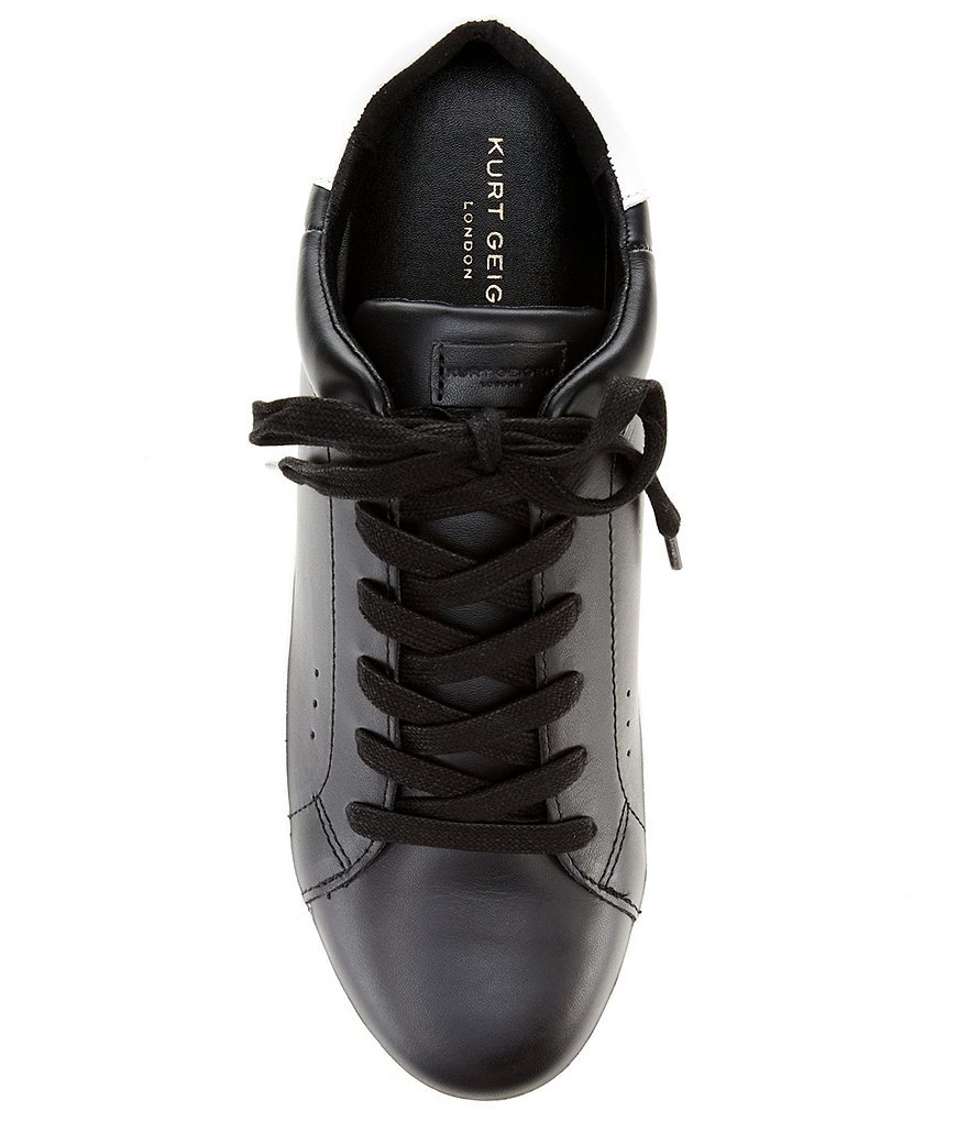 Kurt Geiger London Men's Laney Leather Lace Up Sneakers - Black - view 5