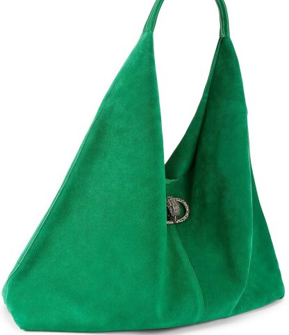 Kurt Geiger London Chelsea Large Slouch Hobo Shoulder Bag - Green - view 9