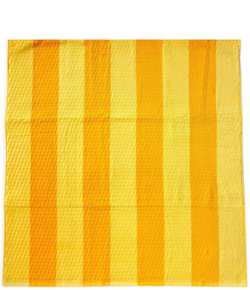 Noble Excellence Summer Shop Collection Striped Beach Towel - Gold/Yellow - view 5