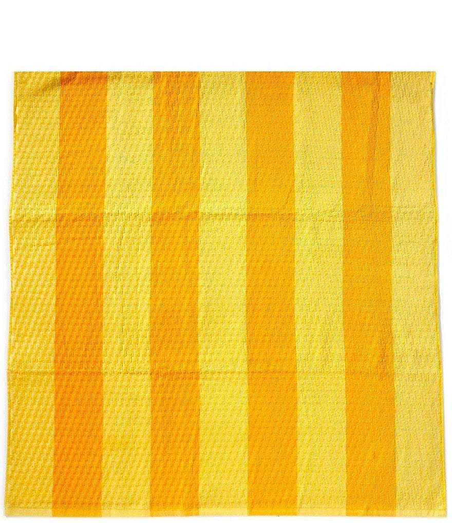 Noble Excellence Summer Shop Collection Striped Beach Towel - Gold/Yellow - view 5