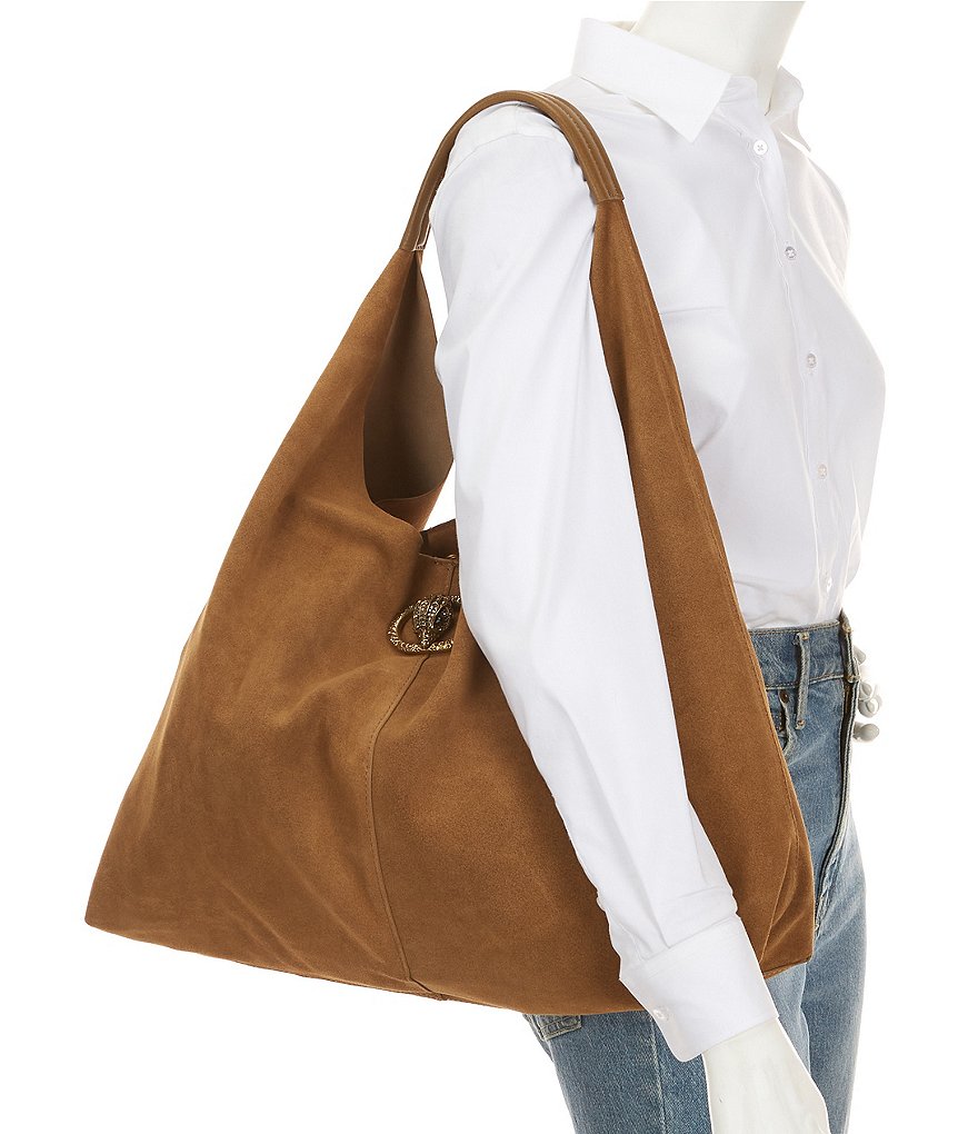 Kurt Geiger London Chelsea Large Slouch Hobo Shoulder Bag - Tan - view 27