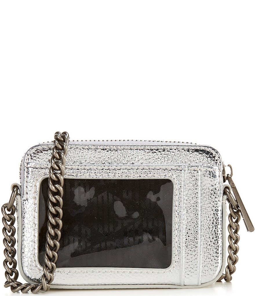 Kurt Geiger London Kensington Micro Camera Chain Strap Crossbody Bag - Silver - view 8